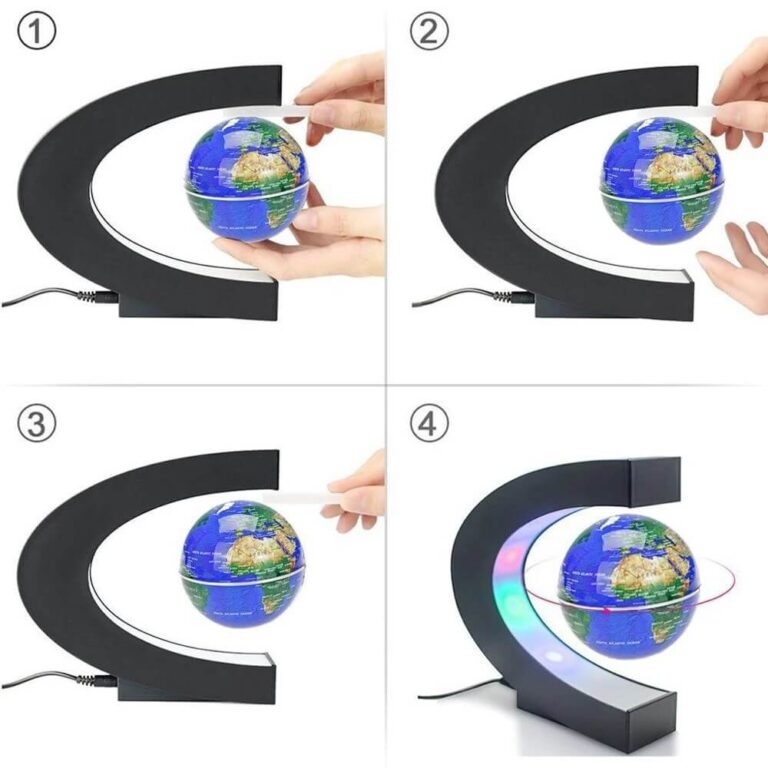 Magnetische zwevende wereldbol met LED-licht Užsisakykite Trendai.lt 6