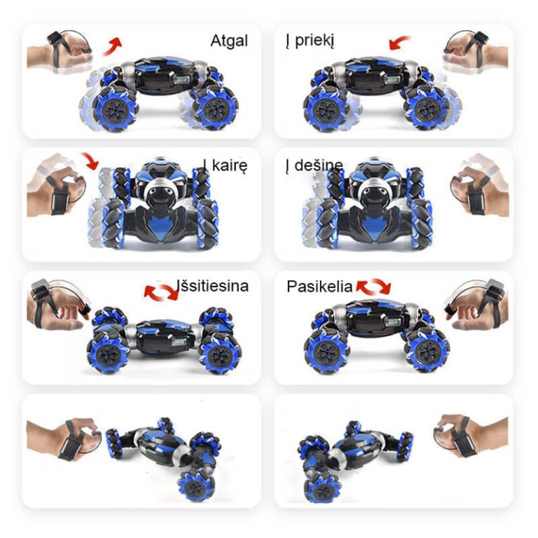 Met handgebaren bestuurbare RC-auto voor elk terrein Užsisakykite Trendai.lt 7