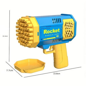 Elektrisch automatisch bellenpistool, bellenmachine voor kinderen Bazooka Rocket Užsisakykite Trendai.lt 23