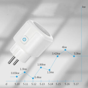 Smart app-gestuurd stopcontact met schakelaar, WIFI, stembediening Užsisakykite Trendai.lt 19