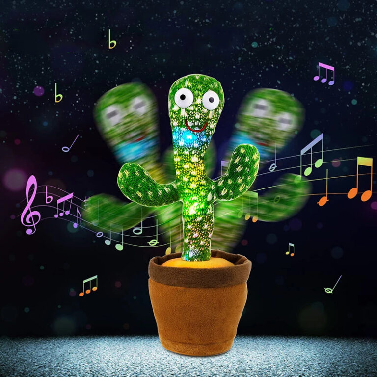 Dansende cactus voor kinderen, zacht speelgoed dat zingt en woorden herhaalt Užsisakykite Trendai.lt 4