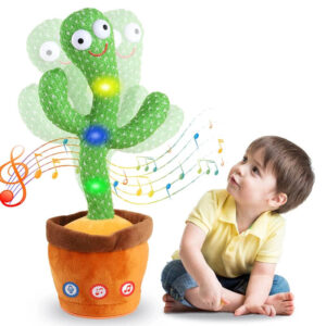 Dansende cactus voor kinderen, zacht speelgoed dat zingt en woorden herhaalt Užsisakykite Trendai.lt 9