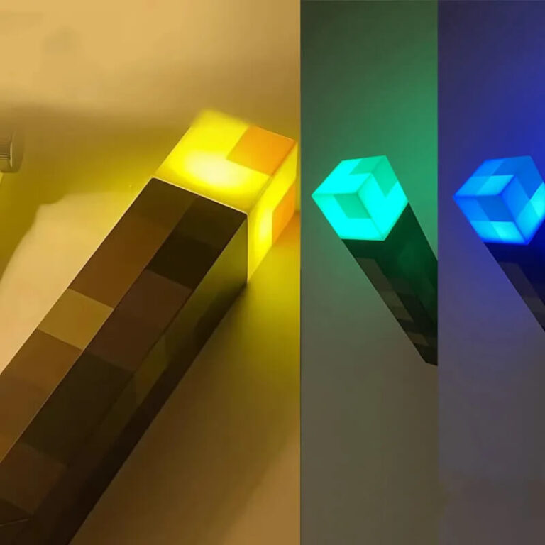 Minecraft Licht voor Kinderen Bureaulamp “Minecraft fakkel” Užsisakykite Trendai.lt 8